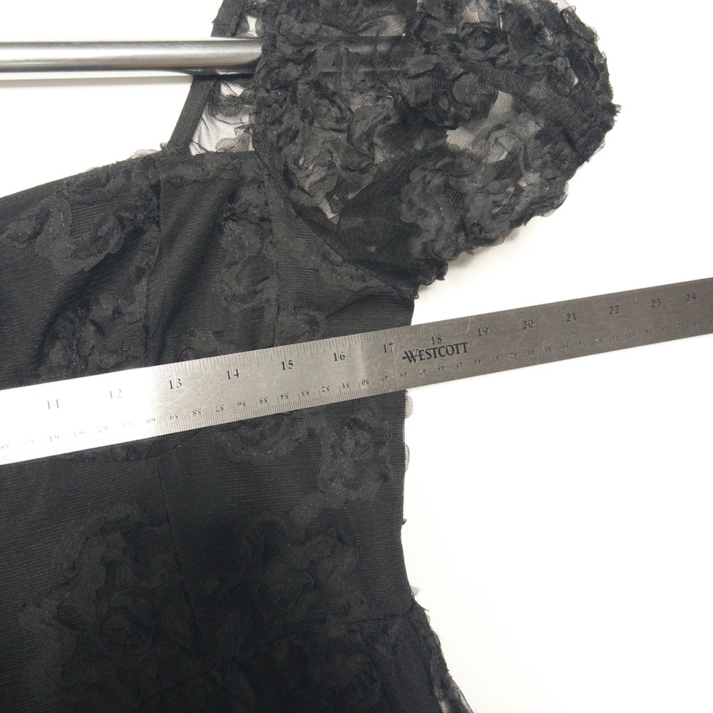 Lulus Notable Elegance 3D Floral Lace Overlay Midi Dress Womens Best Fits S M - Picture 11 of 16